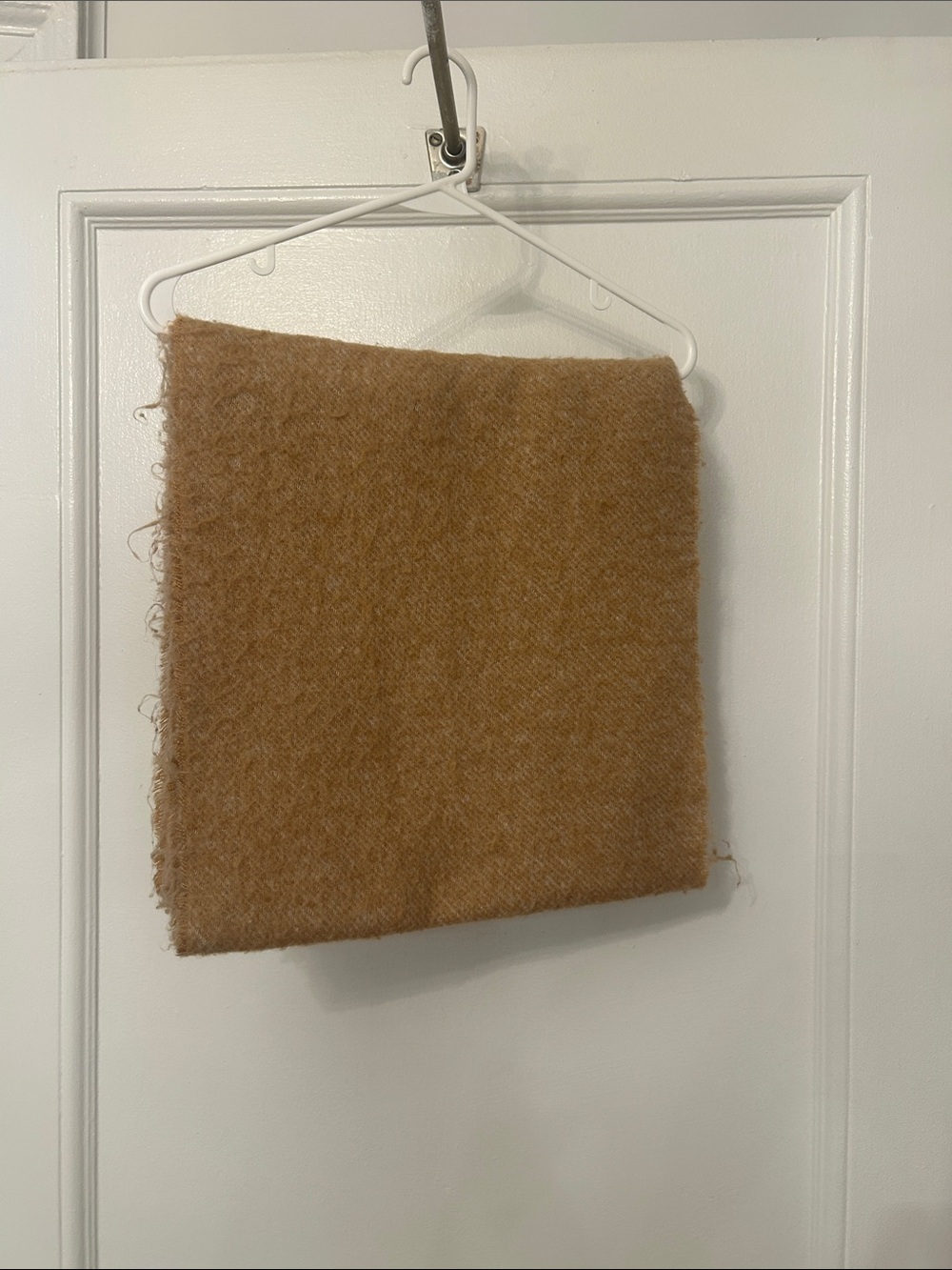 Source Unknown Camel Brown Cozy Scarf Wrap